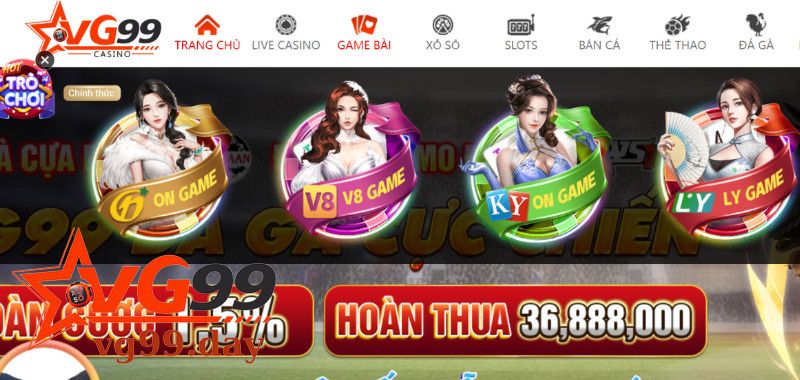 Các Thể Loại Game Bài VG99